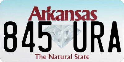 AR license plate 845URA