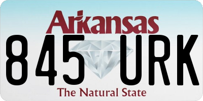 AR license plate 845URK