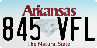 AR license plate 845VFL