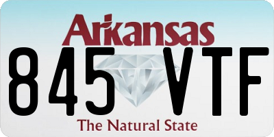 AR license plate 845VTF