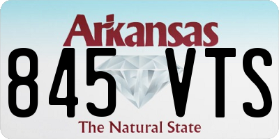 AR license plate 845VTS