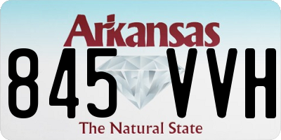 AR license plate 845VVH