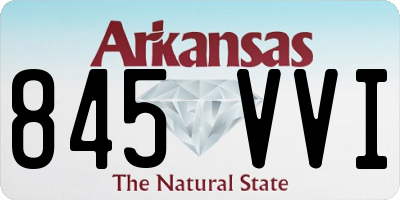AR license plate 845VVI