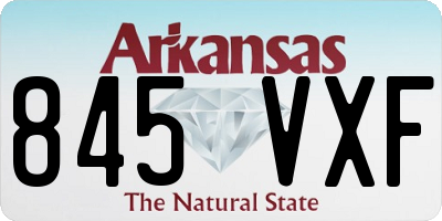 AR license plate 845VXF