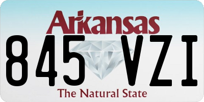 AR license plate 845VZI