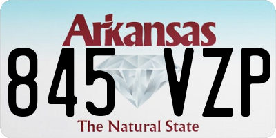 AR license plate 845VZP