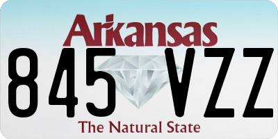 AR license plate 845VZZ