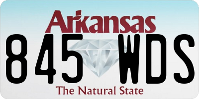 AR license plate 845WDS