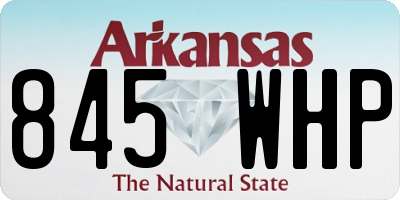 AR license plate 845WHP