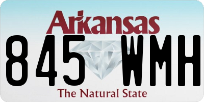 AR license plate 845WMH