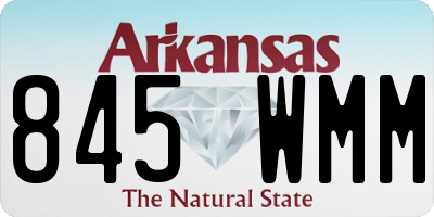 AR license plate 845WMM