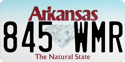 AR license plate 845WMR