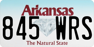 AR license plate 845WRS