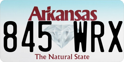 AR license plate 845WRX