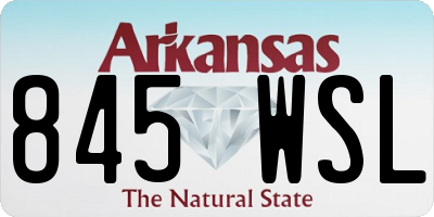 AR license plate 845WSL