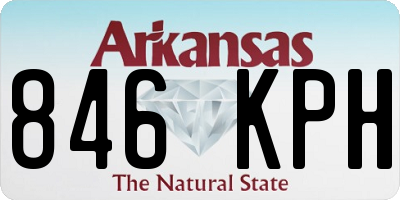 AR license plate 846KPH