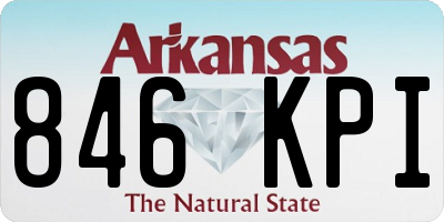 AR license plate 846KPI