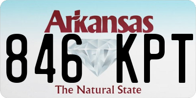 AR license plate 846KPT