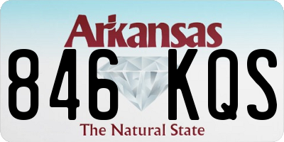 AR license plate 846KQS
