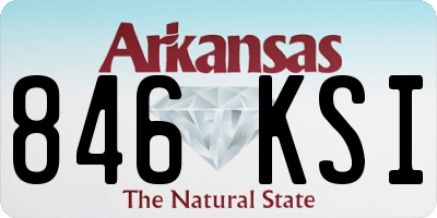AR license plate 846KSI