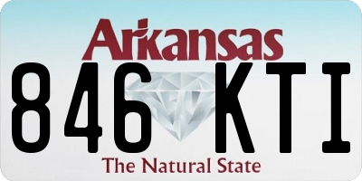 AR license plate 846KTI