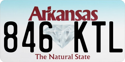 AR license plate 846KTL