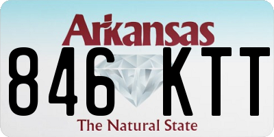 AR license plate 846KTT