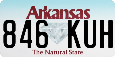 AR license plate 846KUH