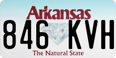 AR license plate 846KVH