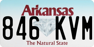 AR license plate 846KVM