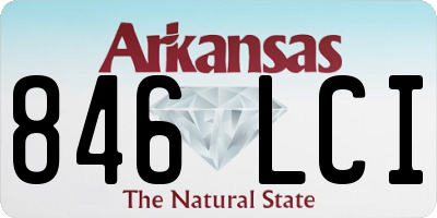 AR license plate 846LCI