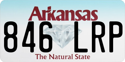 AR license plate 846LRP