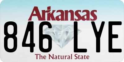 AR license plate 846LYE