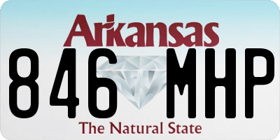 AR license plate 846MHP