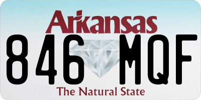 AR license plate 846MQF