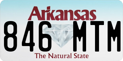 AR license plate 846MTM
