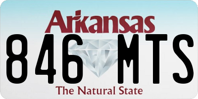 AR license plate 846MTS