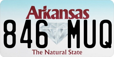 AR license plate 846MUQ