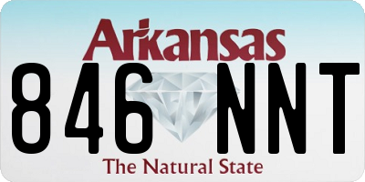 AR license plate 846NNT
