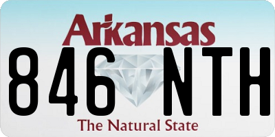 AR license plate 846NTH