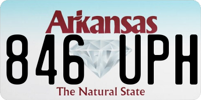 AR license plate 846UPH