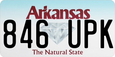 AR license plate 846UPK