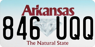 AR license plate 846UQQ