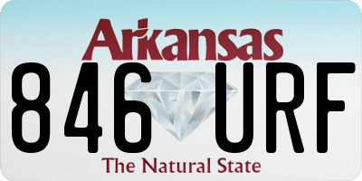 AR license plate 846URF