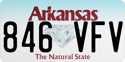 AR license plate 846VFV
