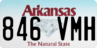 AR license plate 846VMH
