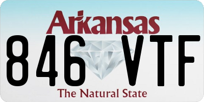 AR license plate 846VTF