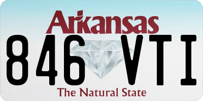 AR license plate 846VTI