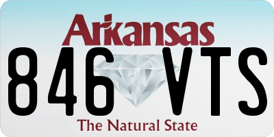 AR license plate 846VTS