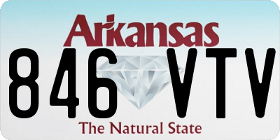 AR license plate 846VTV